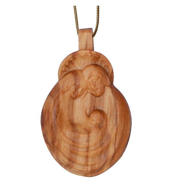00173 - Family in oliv wood to hang