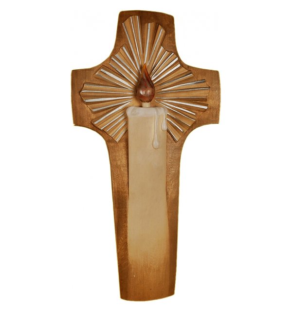 0099 - Light Cross carved in wood TON2