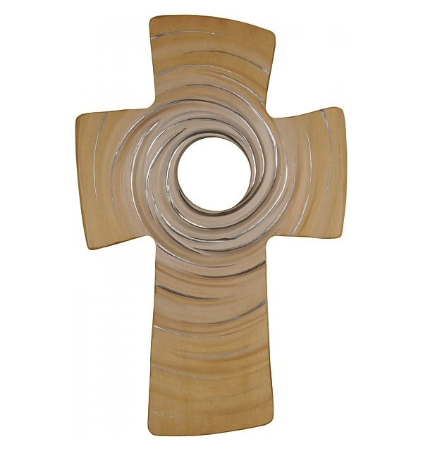 0103 - Cross of Life,  carved in wood AQUARELL