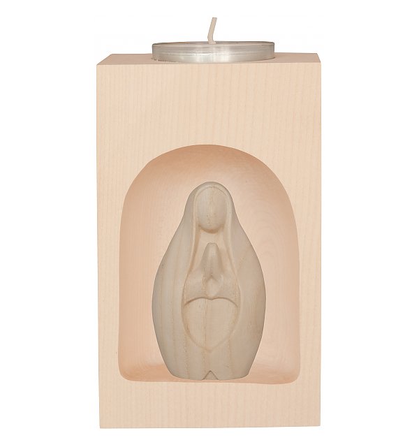 10549 - Candle holder with Mary praying modern