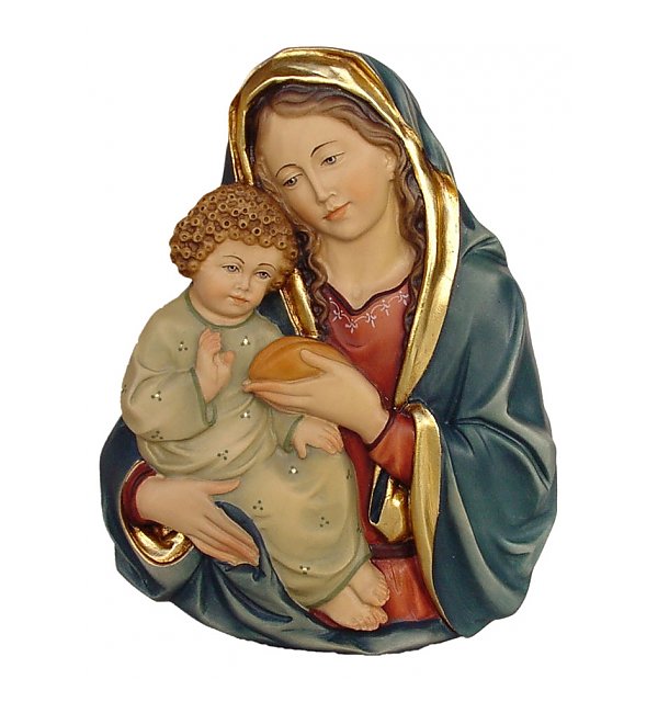 1230 - Half-length wall portrait of St.Mary and child COLOR