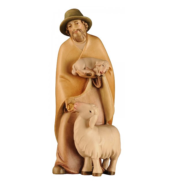 1823 - Shepherd with salt sheep and lamb COLOR