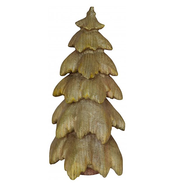 1848 - fir tree in wood AQUARELL