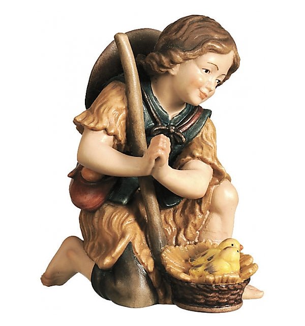 2140 - Shepherd child kneeling COLOR