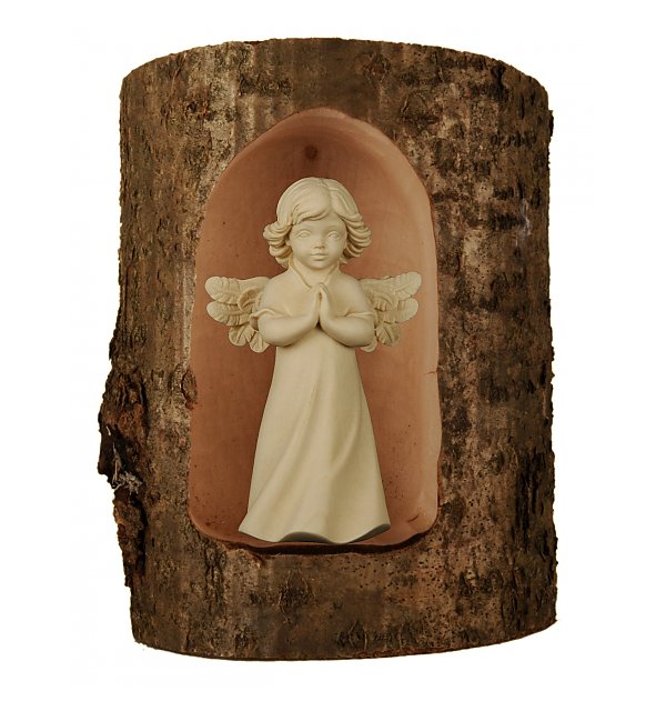 2758 - Mary Angel in tree trunk