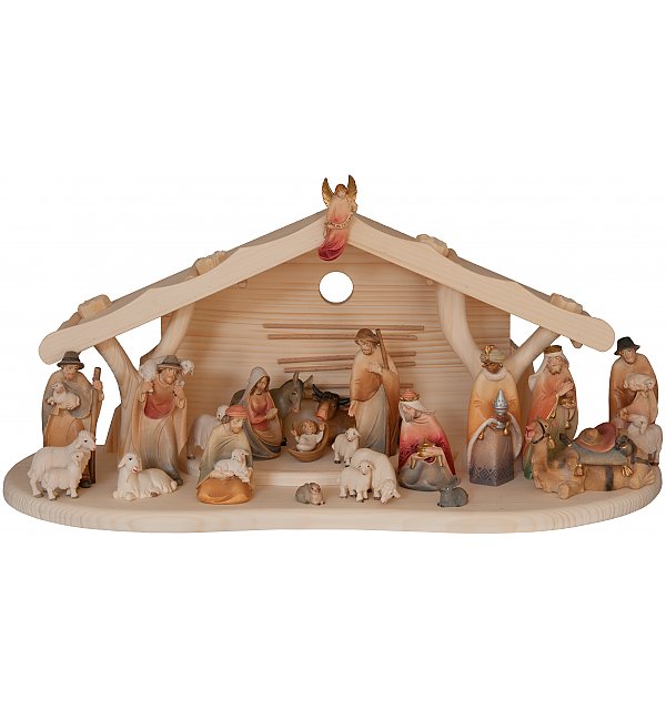 27622 - Stable with Morgenstern Nativity 21 Figurines