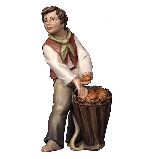 2917 - Shepherd with basket of bread COLOR
