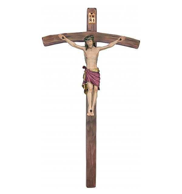 30832 - Crucifix Classic on a curved cross COLOR_ROT