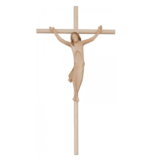 3160 - Crucifix, with cross in straight form, in wood TON2
