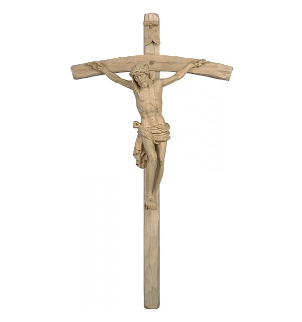 3165 - Dolomite Crucifix, carved in oak wood
