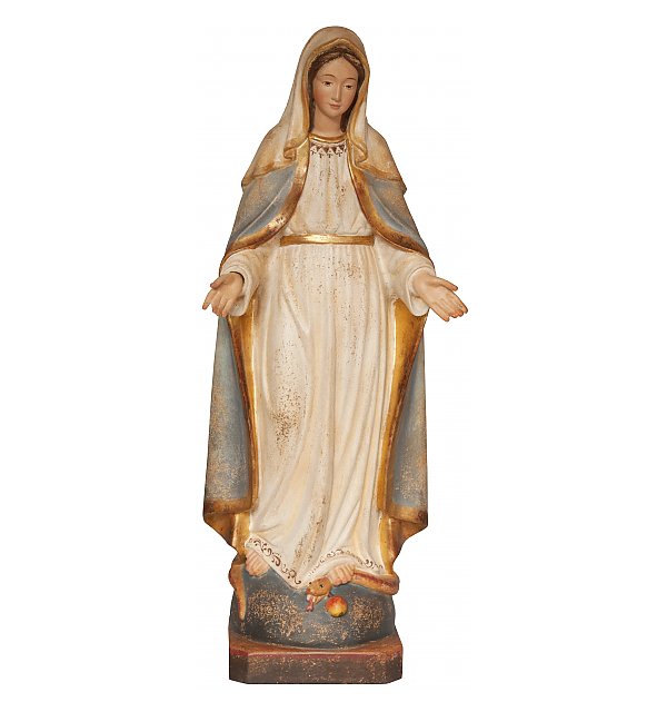 3300 - Our Lady of Grace Miraculous Wooden Statue ECHTGOLD