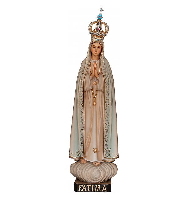 3339 - Our Lady of Fatimá capelinha with open crone