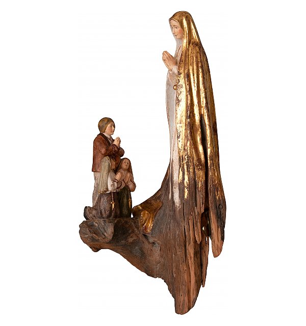 3346W - Fatima with children root sculpture