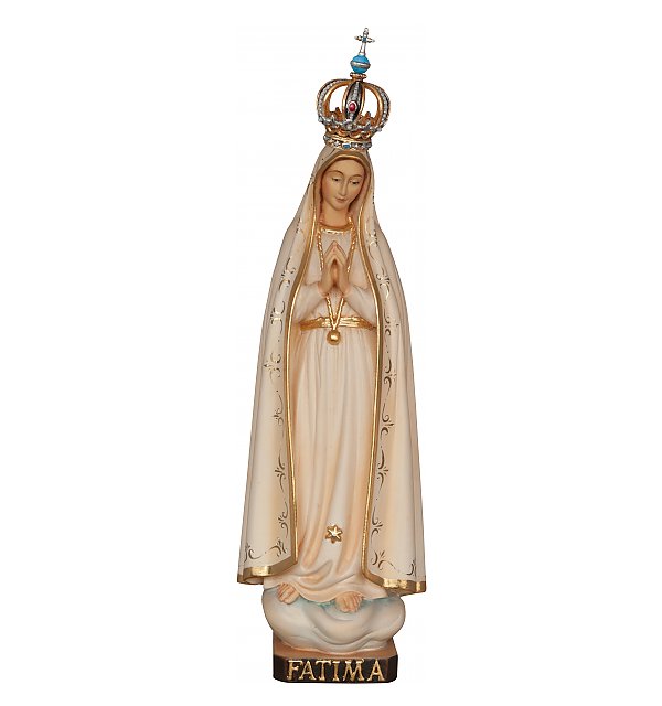 3347 - Our Lady of Fatimá Pilgrim with open crone COLOR
