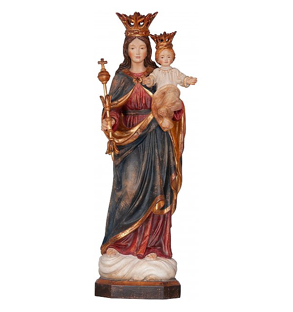 3390 - Our Lady Help of Chistians woodcarved ECHTGOLD