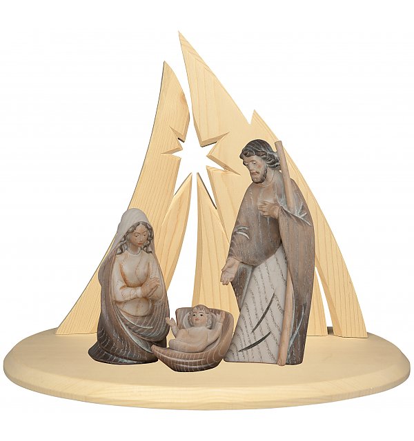 2716ME - Holy Family with stable