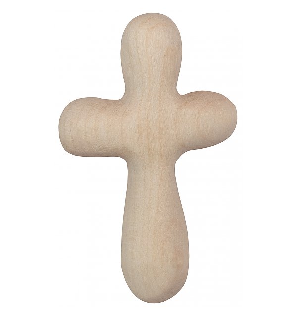 0008 - Cross Lucky Charm in maple wood