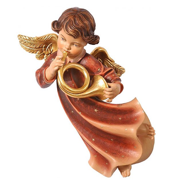 632H - Welcome Angel with French horn COLOR