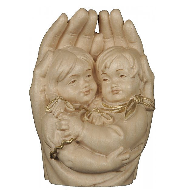 6400 - Protective hands with girl and boy GOLDSTRICH