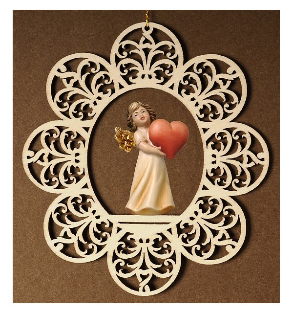 6782 - Ornament with angel heart