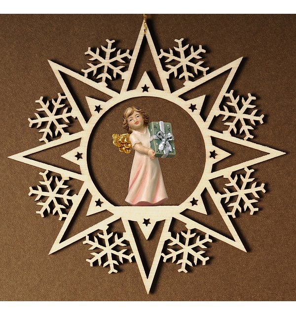 6928 - Crystal star with angel present