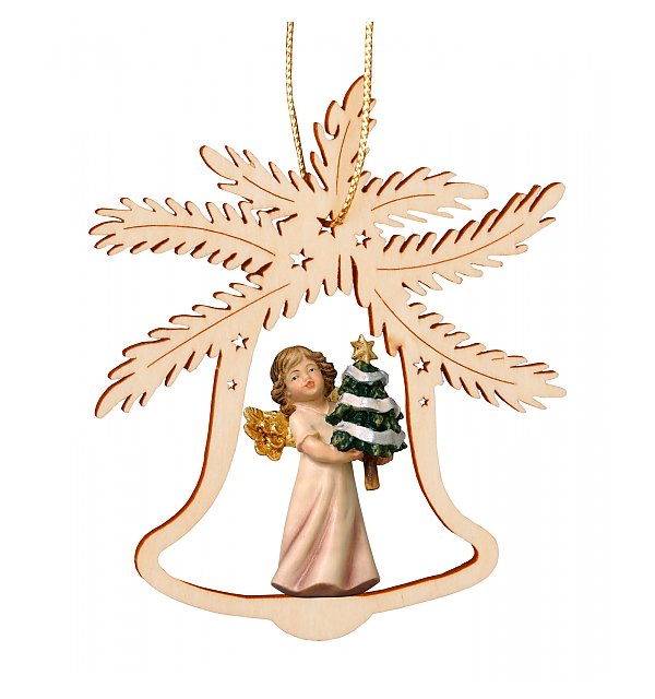 7057 - Bell with angel fir tree