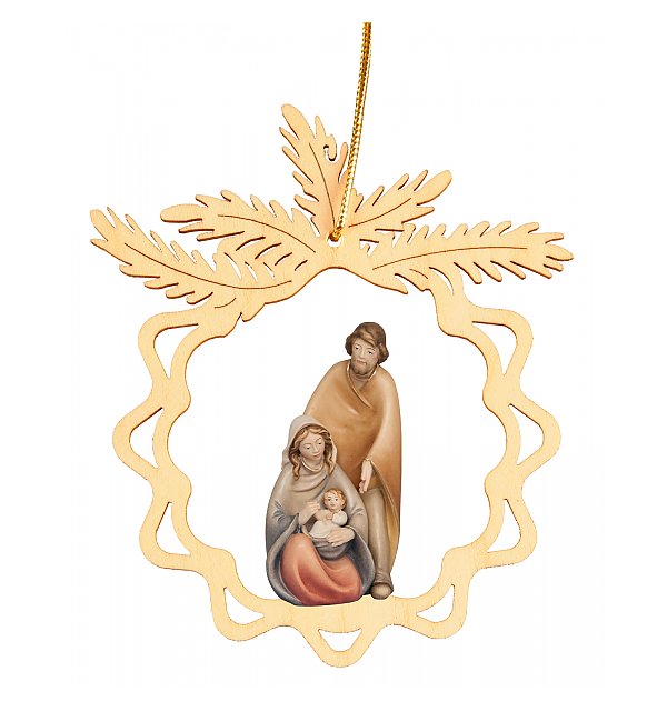 7096 - Round star with Holy family