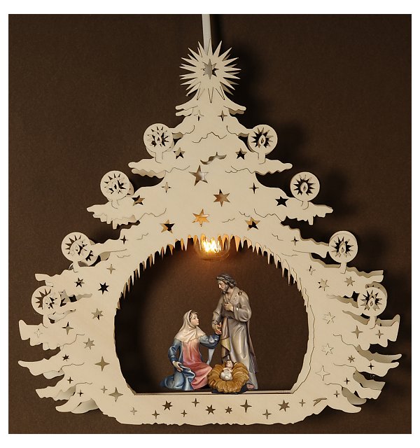 7151 - Christmas Tree, electric, Holy Fam. Salcher