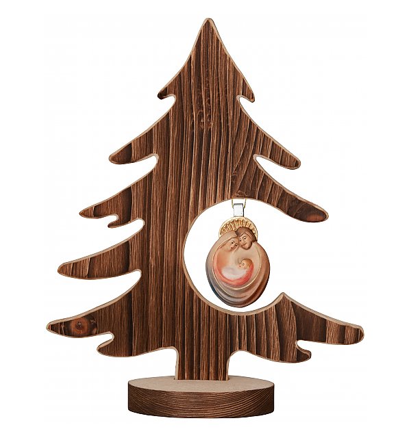 7162 - Fir tree with Holy Family COLOR