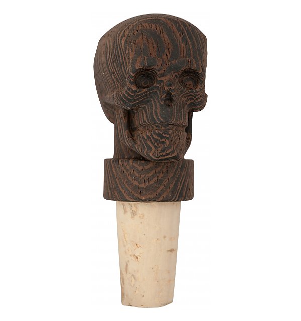 79993 - Cork skull cap for cork bottle, wood