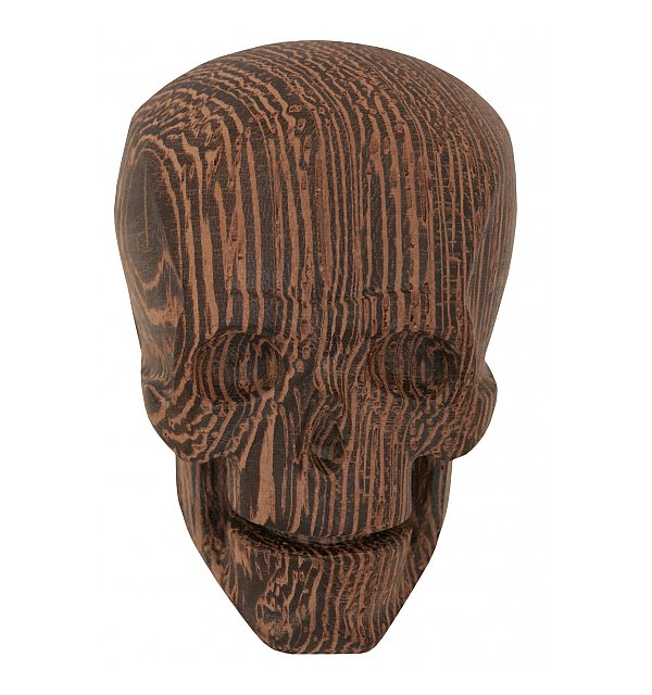 9422 - Skull head fine wood