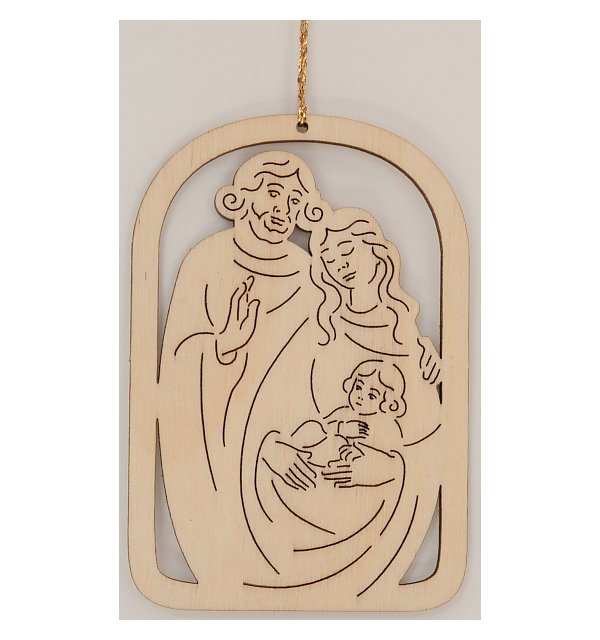 9603 - Laser - Decoration with family 10 pcs
