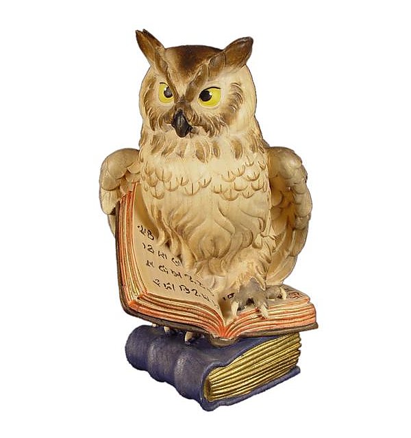 G1043 - Owl on books