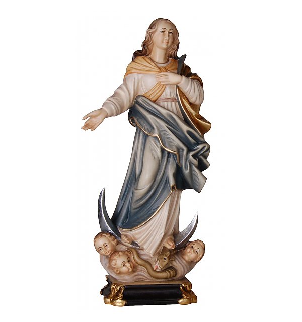 KD0169 - Our Lady Immacolata with angels on the moon COLOR