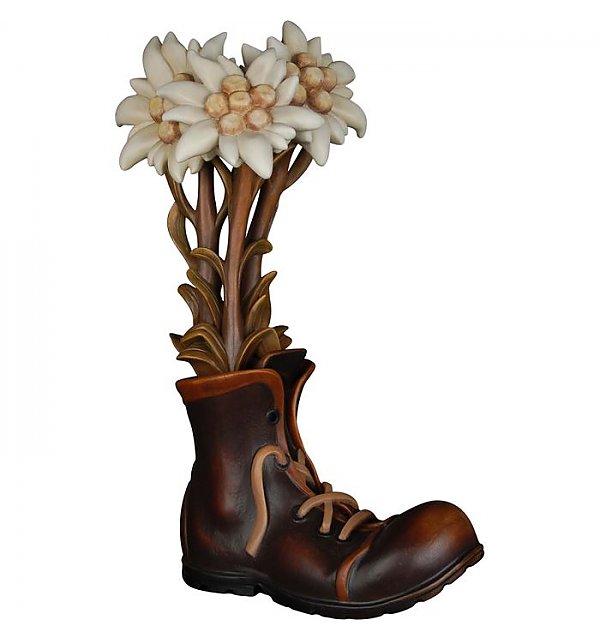 KD0981S - Bunch of Edelweiss with shoe
