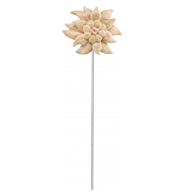 KD0985P - Edelweiss flower with metal for stone