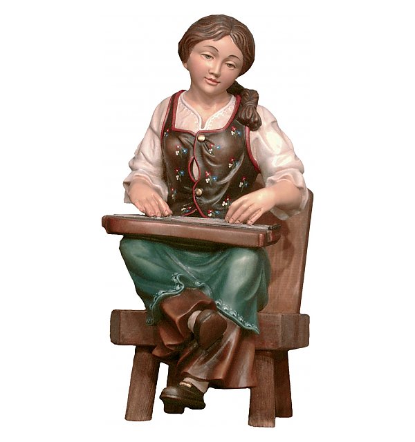 KD1023s - Zither player seated on chair