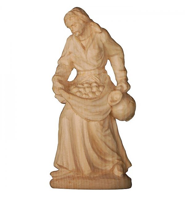 KD160012 - Shepherdess with fruits and jug in Swiss pine