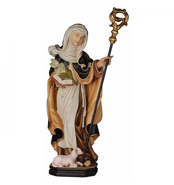 KD4924 - St. Agnes of Montepulciano with Lily and Lamb