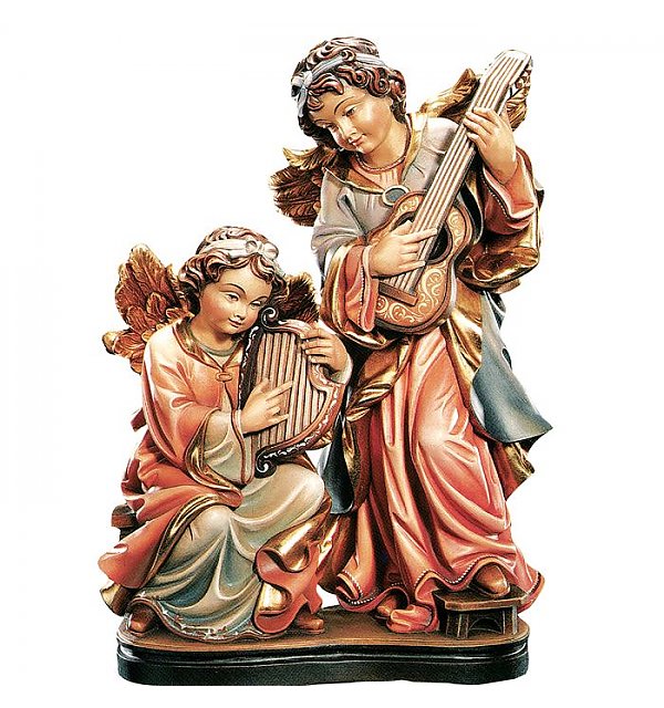 KD8115 - Couple of angels playing Instruments