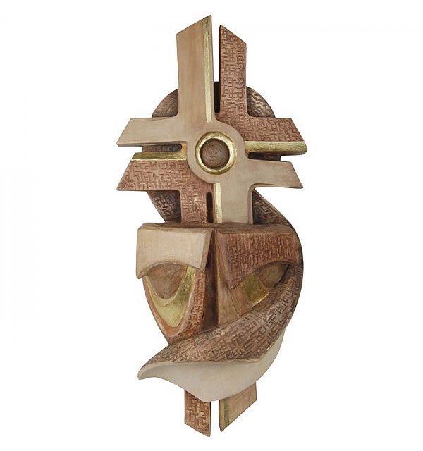 KD8170 - Holy Water font on cross