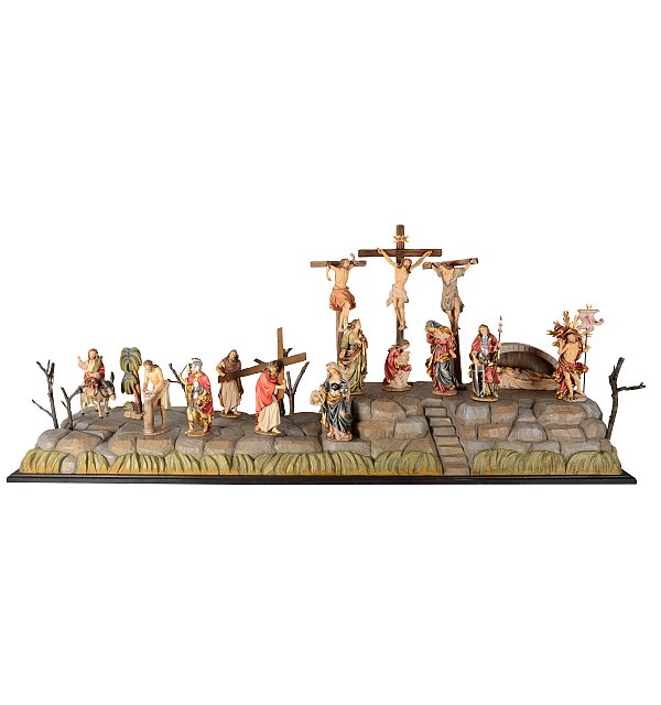 KD8300 - Passion crib with 17 Figurines komplete