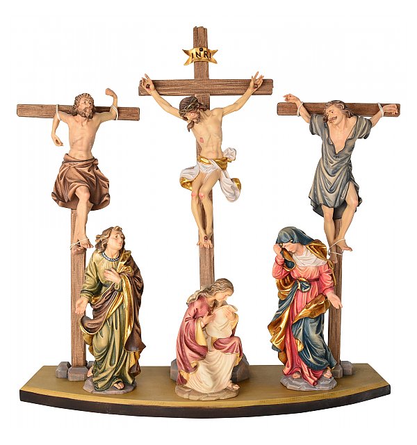 KD8510M - Crucifixion group with robbers and Magdalena