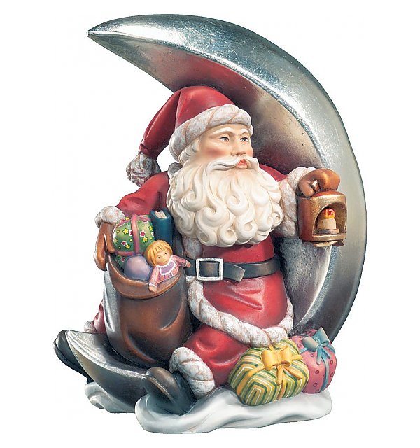 KD9007 - Santa Claus with moon and latern