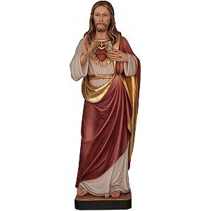 3217 - Sacred Heart of Jesus wooden statue