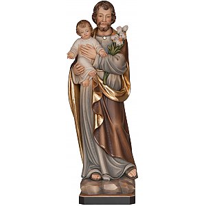 3251 - St. Joseph with Child wooden Statue