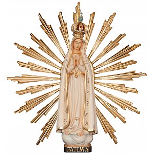33457 - Madaonna from Fatima with crown and rays