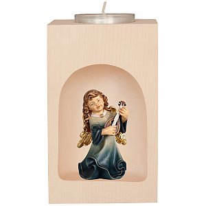 53609 - Candle holder with Angel with lute