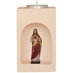 32179 - Candleholder with Heart Jesus