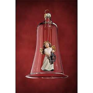 Christmas ornaments Glass bell with angel
